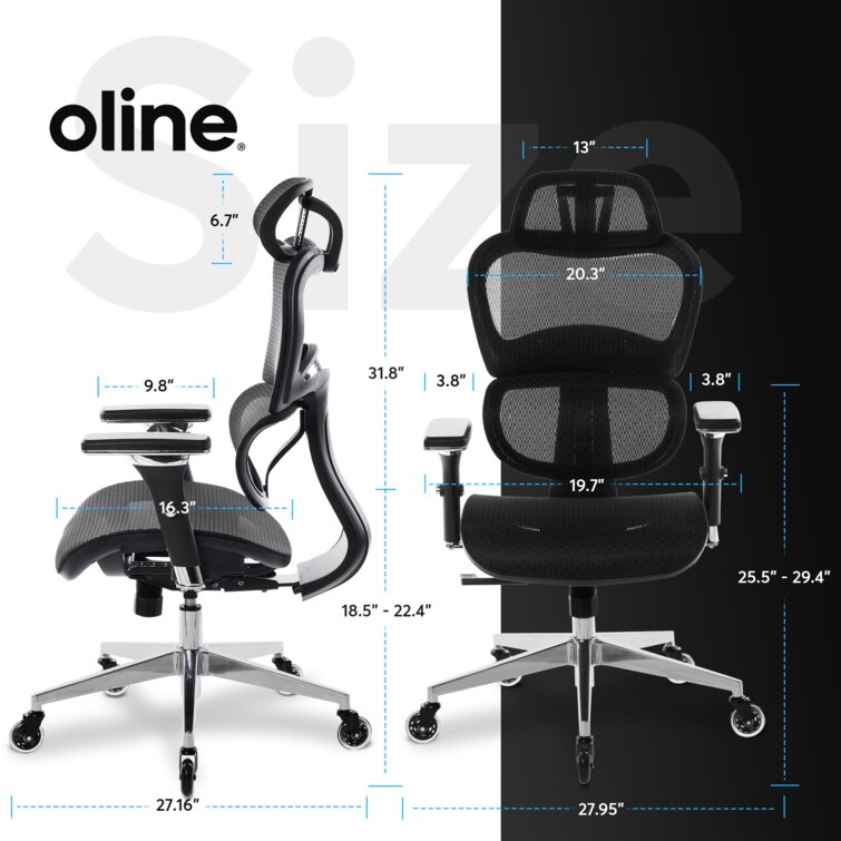 Ergonomic best sale rolling chair